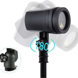 Outdoor Waterproof Laser Projection Light with RGB Dynamic Starry Sky Effect – Ideal for Garden, Lawn, Patio, Christmas Tree, and Party Decoration with Remote Control and Timer (White)