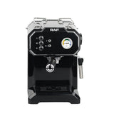 Darrahopens Appliances > Kitchen Appliances > Coffee Machines & Accessories Semi-Automatic Espresso Coffee Machine with Steam Wand for Home and Small Office Use, Dual Cup Extraction, Milk Frother for Cappuccino Latte Macchiato (Black)