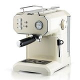 Darrahopens Appliances > Kitchen Appliances > Coffee Machines & Accessories Semi-Automatic Espresso Coffee Machine with Steam Wand for Home and Small Office Use, Dual Cup Extraction, Milk Frother for Cappuccino Latte Macchiato (Black)
