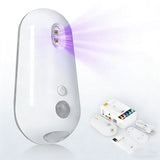 2-in-1 Motion Sensor Toilet UV Sterilizer Light with RGB Night Light – Automatic Disinfection, Waterproof Rechargeable Design for Bathroom Hygiene (2PCS)