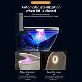 2-in-1 Motion Sensor Toilet UV Sterilizer Light with RGB Night Light – Automatic Disinfection, Waterproof Rechargeable Design for Bathroom Hygiene (2PCS)