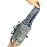 Versatile Hands-Free Pet Walking Pouch, Portable Dog Treat Bag, Poop Bag Holder and Waist-Clip Organizer for Keys, Phone and Snacks During Outdoor Training, Hikes and Daily Strolls (Grey)