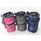 Versatile Hands-Free Pet Walking Pouch, Portable Dog Treat Bag, Poop Bag Holder and Waist-Clip Organizer for Keys, Phone and Snacks During Outdoor Training, Hikes and Daily Strolls (Pink)