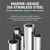 Darrahopens Outdoor Recreation > Boating > Boating Accessories Marine Grade Stainless Steel Boat Anchor Roller Bracket with Dual Rollers and Anchor Stopper for Bow Mounting, Corrosion Resistant Anchor Retrieval System for Boats and Yachts (Straight Base 5-10KG) In Australia - Darrahopens