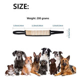 Interactive Tug-of-War Rope Toy for Dogs – Durable Natural Jute Bite Stick with Soft Handles, Perfect for Chewing, Fetch, Obedience Training, and Multi-Dog Play in Home or Outdoor Settings (C) In Australia - Darrahopens