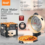 Darrahopens Appliances > Kitchen Appliances > Speciality Appliances RAF Electric Pizza Maker with Non-Stick Baking Pan, 2200W Countertop Pizza Oven for Home Kitchen, Adjustable Temperature and Timer, Even Heating, Easy to Clean, Multi-Purpose Griddle for Pizza and More (White) In Australia - Darrahopens