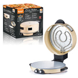 Darrahopens Appliances > Kitchen Appliances > Speciality Appliances RAF Electric Pizza Maker with Non-Stick Baking Pan, 2200W Countertop Pizza Oven for Home Kitchen, Adjustable Temperature and Timer, Even Heating, Easy to Clean, Multi-Purpose Griddle for Pizza and More (White) In Australia - Darrahopens