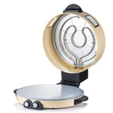 Darrahopens Appliances > Kitchen Appliances > Speciality Appliances RAF Electric Pizza Maker with Non-Stick Baking Pan, 2200W Countertop Pizza Oven for Home Kitchen, Adjustable Temperature and Timer, Even Heating, Easy to Clean, Multi-Purpose Griddle for Pizza and More (White) In Australia - Darrahopens