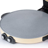Darrahopens Appliances > Kitchen Appliances > Speciality Appliances RAF Electric Pizza Maker with Non-Stick Baking Pan, 2200W Countertop Pizza Oven for Home Kitchen, Adjustable Temperature and Timer, Even Heating, Easy to Clean, Multi-Purpose Griddle for Pizza and More (White) In Australia - Darrahopens