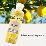 Premium Cat Litter Deodorizer Beads – Natural Odor Eliminator for Litter Box, Long-Lasting Scented Crystals with Lavender, Rose, Lemon, Green Apple & Jasmine, Pet-Safe Fragrance-Free Formula (Green)