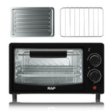 Darrahopens Appliances > Kitchen Appliances > Ovens Compact 7L Countertop Electric Oven with Adjustable Temperature and Timer, Metal Housing, Visible Glass Door, Perfect for Toasting Bread and Roasting Small Meals at Home (Beige)
