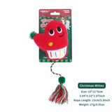 Delightful Christmas Catnip Cat Toys Set with Crinkle Sound – Soft Plush Biting and Kicking Playmates for Your Feline, Perfect Holiday Gift to Keep Indoor Cats Entertained and Self-Amusing (Christmas Tree)