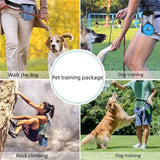 Pet Training Treat Pouch Waist Bag – Portable Hands-Free Fanny Pack for Dog Walking, Outdoor Hiking, and Everyday Carry, Thickened Wear-Resistant Fabric with Waterproof Lining, Holds Kibble, Poop Bags, Phone, and Small Essentials (Orange)
