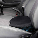 Premium Memory Foam Car Seat Cushion with Lumbar Support – Ergonomic Design for Enhanced Driving Comfort, Breathable Mesh Cover, Washable and Durable (Black)