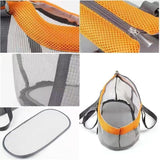 Cozy Mesh Pet Carrier for Cats and Small Dogs – Breathable, Portable Tote Bag with Wide Head Opening, Perfect for Daily Walks, Vet Visits, and Short Trips (Green & Gray)