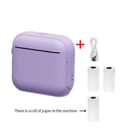 Mini Bluetooth Thermal Printer for Study, Journaling, and Labeling – Inkless Wireless Printing with App Control, Perfect for Students, DIY Lovers, and Home Organization Gifts (White)