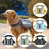 Self-Supporting Dog Backpack Vest with Dual Side Pockets – Hands-Free Canine Carrier for Hiking, Walking, and Outdoor Adventures, Let Your Dog Haul Treats, Water, and Essentials in Style (Blue) In Australia - Darrahopens