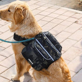 Self-Supporting Dog Backpack Vest with Dual Side Pockets – Hands-Free Canine Carrier for Hiking, Walking, and Outdoor Adventures, Let Your Dog Haul Treats, Water, and Essentials in Style (Yellow) In Australia - Darrahopens