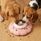 Interactive Pet Slow Feeder Licking Mat with Suction Cups – Perfect for Wet Food, Treats, and Anxiety Relief for Dogs and Cats (Pink)