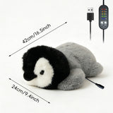 Keep cozy and warm with this adorable penguin-shaped heated plush toy, perfect for relaxing at home, reading, or as a thoughtful gift for any occasion. In Australia - Darrahopens