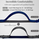 Hands-Free Dog Leash with Waist Belt and Storage Pouch, Shock-Absorbing Bungee Leash for Running, Walking, and Outdoor Adventures, Reflective Safety Design for Night Walks (Brown)