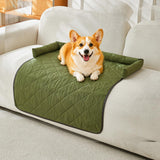 Cooling Pet Mat with Bolster Side Support – Scratch-Resistant, Self-Cooling, Non-Slip Base for Cats & Small to Medium Dogs, Perfect for Sofa, Floor, Car, or Outdoor Use (S, Black)