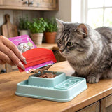 Pet Wet Food Pouch Scraper – Effortlessly squeeze every last bit of cat or dog wet food, paste, or puree from pouches without mess. Ideal for home feeding, this handy tool helps reduce waste and keeps hands clean during daily mealtime. (Blush)