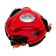 Automatic Grill Cleaning Robot with Nylon Brushes for Effortless Removal of Grease, Burnt Residue and Food Debris on Any Size Barbecue Grill, Ideal Gift for BBQ Lovers (Black)