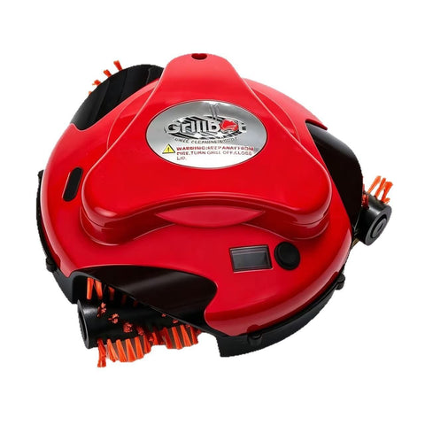 Darrahopens Home & Garden > BBQ > BBQ Cleaning Automatic Grill Cleaning Robot with Nylon Brushes for Effortless Removal of Grease, Burnt Residue and Food Debris on Any Size Barbecue Grill, Ideal Gift for BBQ Lovers (Red) In Australia - Darrahopens