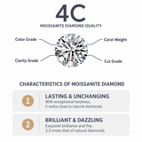 Elegant Moissanite Tennis Bracelet in 925 Sterling Silver with 18K Gold and Rhodium Plating, Featuring Certified Sparkling Stones for Daily Wear and Formal Occasions, Available in Multiple Lengths and Stone Sizes (3.0mm, 15.5cm（6.1in）)