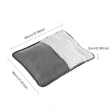 USB Heated Foot Warmer Pad – Ultra-Soft Crystal Velvet, Fast Heating & Constant 50°C, Portable for Home Office Car, Use with Power Bank Computer USB Ports, Multi-Purpose Warmth for Feet Knees Shoulders (Grey) In Australia - Darrahopens