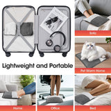 USB Heated Foot Warmer Pad – Ultra-Soft Crystal Velvet, Fast Heating & Constant 50°C, Portable for Home Office Car, Use with Power Bank Computer USB Ports, Multi-Purpose Warmth for Feet Knees Shoulders (Grey) In Australia - Darrahopens