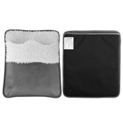 USB Heated Foot Warmer Pad – Ultra-Soft Crystal Velvet, Fast Heating & Constant 50°C, Portable for Home Office Car, Use with Power Bank Computer USB Ports, Multi-Purpose Warmth for Feet Knees Shoulders (Grey)