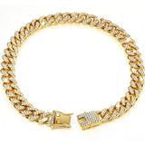 Sparkling Diamond-Studded Cuban Chain Pet Collar – Hip-Hop Bling Necklace for Cats and Small Dogs, Adjustable Fit, Gold, Silver, Rose Gold, or Pink Crystal Accents, Bold Fashion Statement for Your Furry Trendsetter (RoseGold, 30cm（12in）)