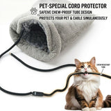 Heated Pet Bed with USB Power, Foldable Cat Dog Sleeping Bag with Soft Fleece, Adjustable Temperature Control and Timer, Ideal for Travel and Home Use (Grey)