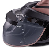 Darrahopens Appliances > Washers, Dryers & Irons > Irons & Ironing Systems Split-Type Electric Steam Iron with Ceramic Soleplate and 1.5L Water Tank for Home Garment Steaming and Vertical Ironing of Silk Wool and Delicate Fabrics (RoseGold) In Australia - Darrahopens