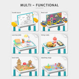 Multifunctional Kids Building Block Table Set with Storage, Compatible with 3-6 Year Olds, Includes Chair and 88-380PCS Colorful Bricks, Ideal for Learning, Drawing, Sand & Water Play (108PCS) In Australia - Darrahopens