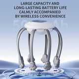 Wireless Octopus Head Massager with USB Charging – Ergonomic Scalp Relaxation Device for Home, Office, and Travel Use (Black)