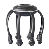 Wireless Octopus Head Massager with USB Charging – Ergonomic Scalp Relaxation Device for Home, Office, and Travel Use (White)