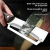 Heavy-duty stainless steel vegetable peeler and slicer - multi-functional kitchen tool with straight blade and ergonomic non-slip handle.