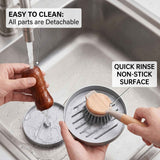 Professional 4.6-inch aluminum burger patty maker with ergonomic wooden handle, non-stick burger patty maker, suitable for grilling, heavy-duty manual patty press, suitable for beef, poultry and veggie burgers, easy-to-clean outdoor grill pan.