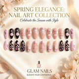 Pink Blue Easter nail art, 3D nail stickers, Easter-themed nails, high-quality nail art, cute Easter designs, bunny nail art, egg nail stickers, festive manicure, easy nail decorations