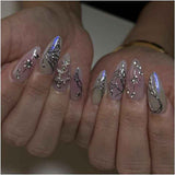 Pink gothic nail art, high-quality nails, intricate nail designs, long-lasting manicure, statement nails, unique nail art set, Australian nail trends