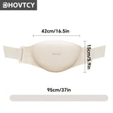 White abdominal massage belt, heat therapy massage, kneading massager, stress relief wellness, digestive health, relaxation tool, Australia market