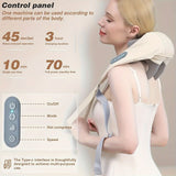 Beige Blue neck and shoulder massager, deep tissue massage, ergonomic massager, relaxation massager, shiatsu massage, portable massager, Australia