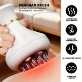 White Gray portable body massager, muscle relief massage, heating massage device, multiple massage modes, compact massager for travel, deep tissue massage, back neck shoulder massager, relaxation gift Australia, Aussie massage tool, post-workout recovery