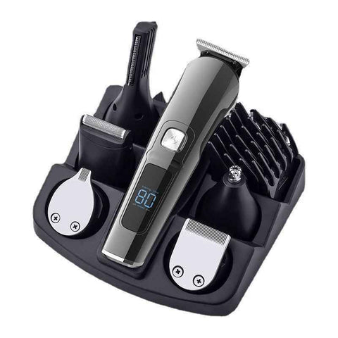 Waterproof Electric Shaver Men'S Hair Trimmer Multifunctional Hair Clipper Nose - Black - Size L In Australia - Darrahopens