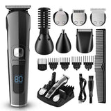 Waterproof Electric Shaver Men'S Hair Trimmer Multifunctional Hair Clipper Nose - Black - Size L In Australia - Darrahopens