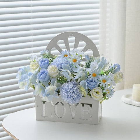 Artificial Sunflowers Wall Hanging Flowers Simulation Flower Basket Living Room - Multi-color - Size 1 In Australia - Darrahopens