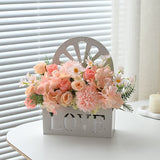 Artificial Sunflowers Wall Hanging Flowers Simulation Flower Basket Living Room - Multi-color - Size 1 In Australia - Darrahopens